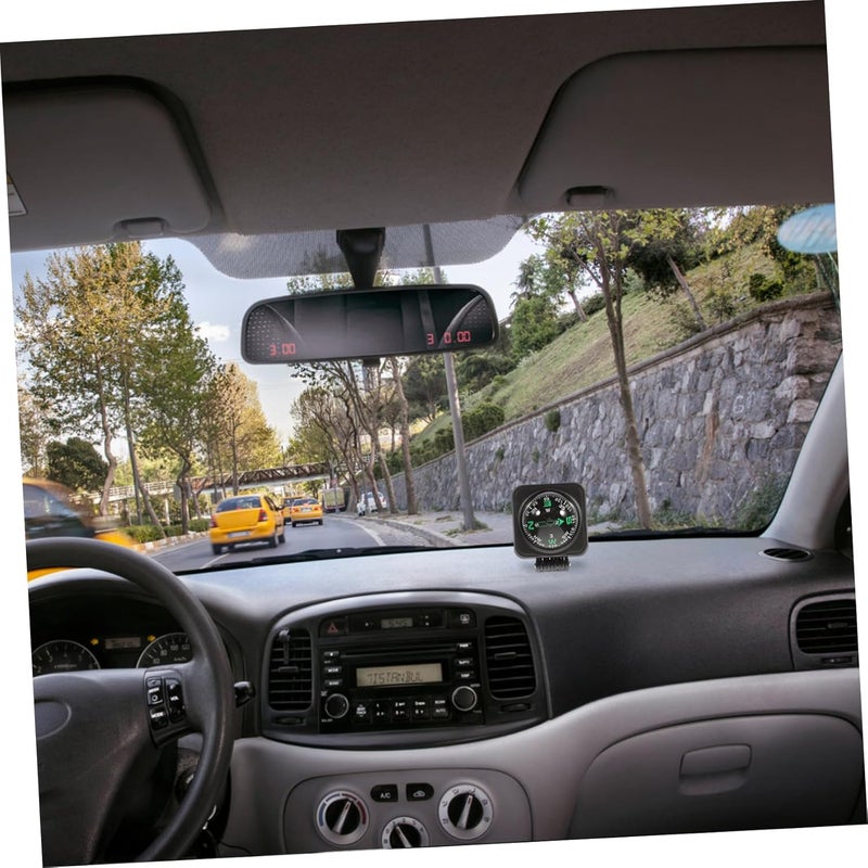 SOLUSTRE Car Compass Ball Automotive Compass for Dashboard Boat Auto Off-Road Vehicles Versatile for Travel Exploration - Image 4